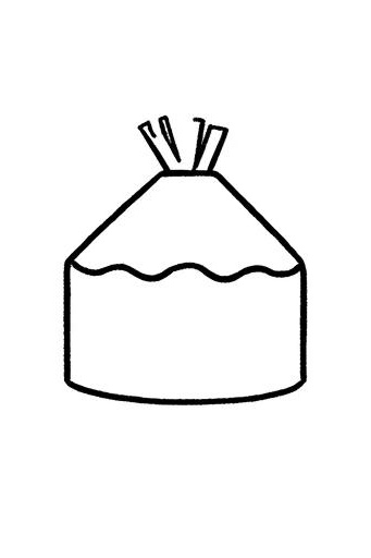 蒙古包簡筆畫教程與蒙古包文化導(dǎo)讀