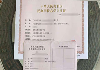 藝術類培訓辦學許可證案例3